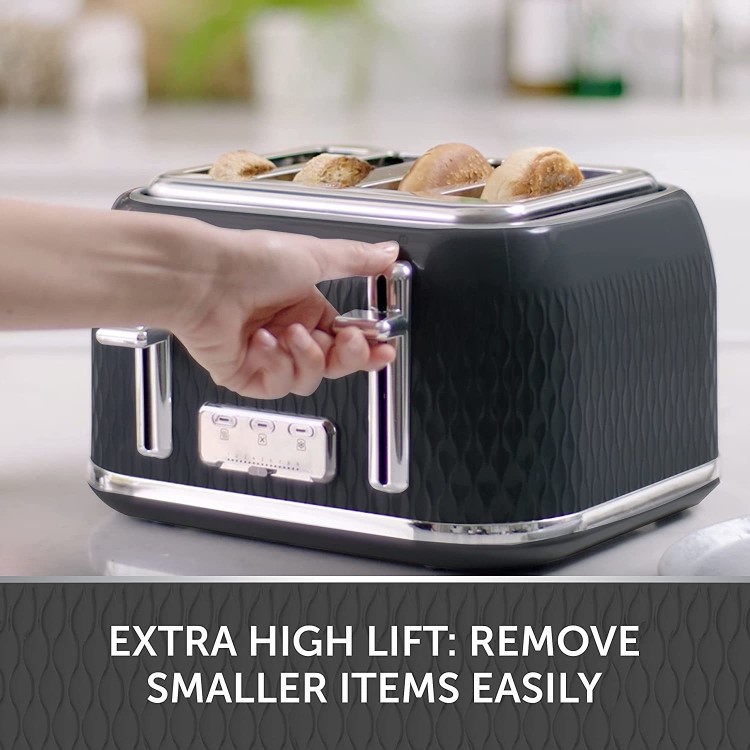 Breville Curve 4 Slice Toaster - Black