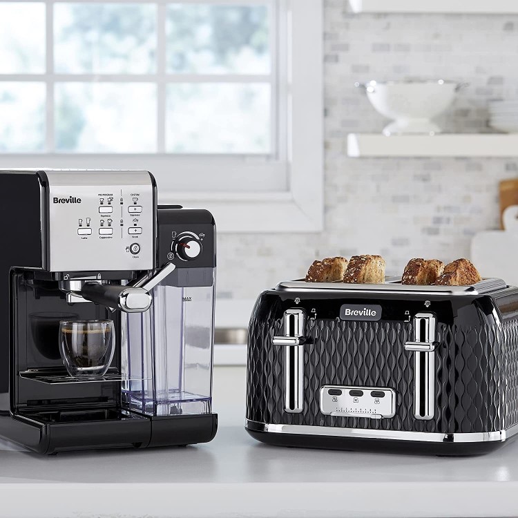 Breville Curve 4 Slice Toaster - Black