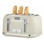 Breville VTT891 Flow 4 Slice Toaster - Cream