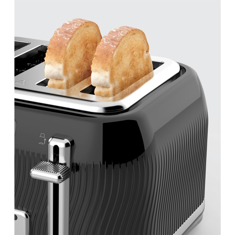 Refurbished Breville VTT892 Flow Collection 4-slice Toaster Storm Grey