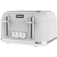 Refurbished Breville Curve 4 Slice Toaster White
