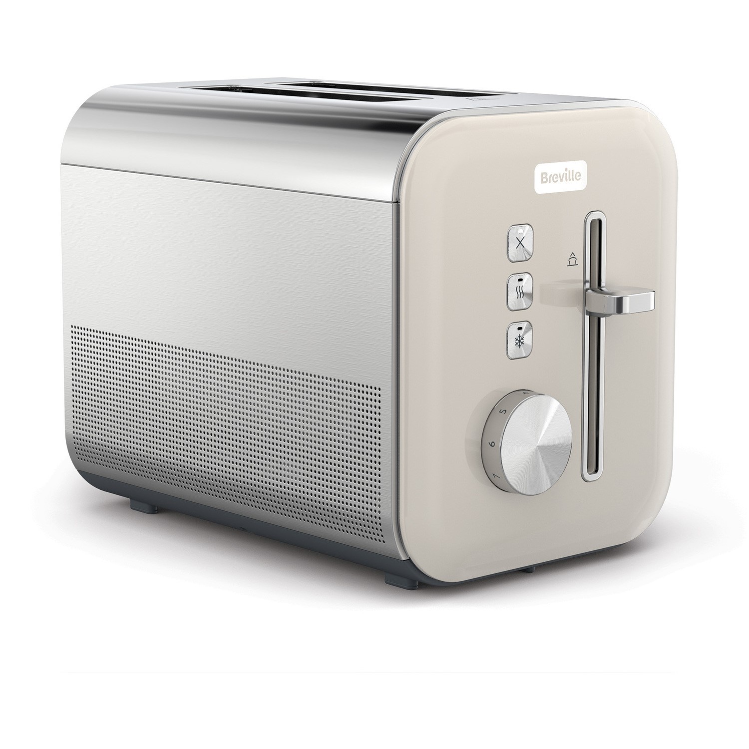 Breville High Gloss 2 Slice Toaster - Cream