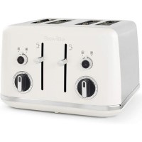 GRADE A1 - Breville VTT970 Lustra 4 Slice Toaster - White
