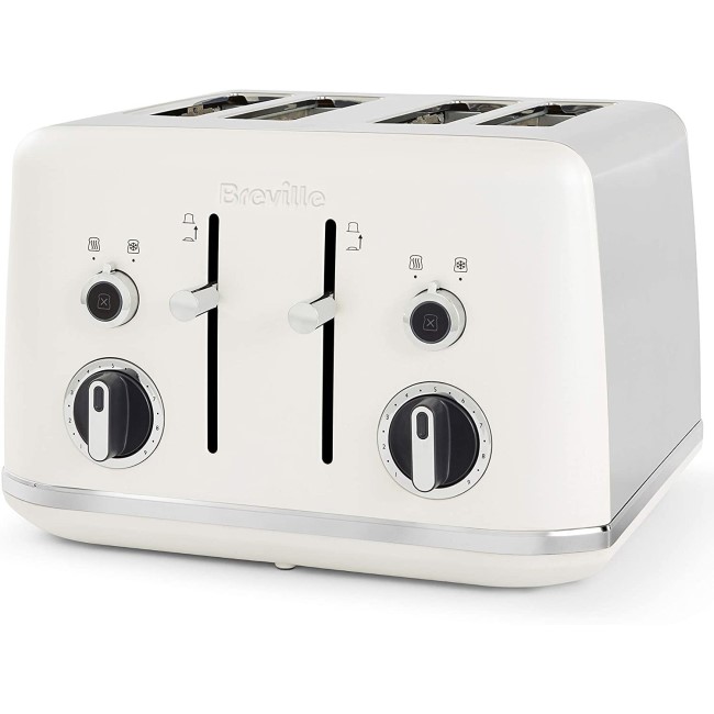 Breville VTT970 Lustra 4 Slice Toaster - White