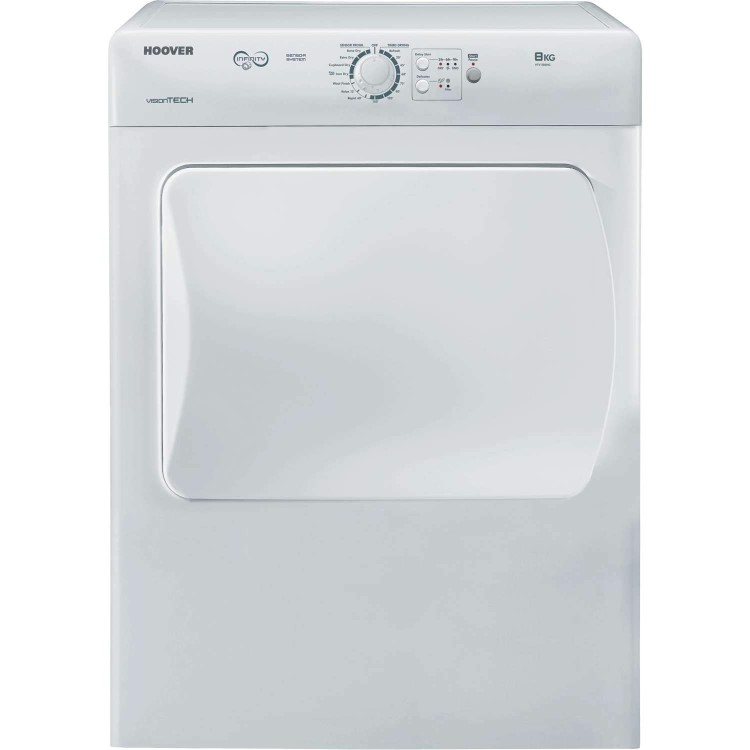 Hoover VTV580NC-80 Vision Tech 8kg Freestanding Vented Sensor Dryer White
