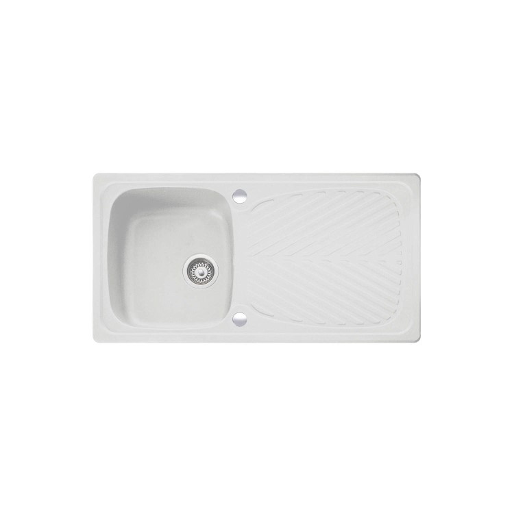 Leisure Sinks VUN9501WH UniLine Velstra 950x508 1.0 Bowl White