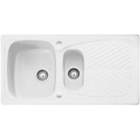 Leisure Sinks VUN9502WH UniLine Velstra 950x508 1.5 Bowl White