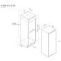 Refurbished Caple IL1800 Integrated 294 Litre In Column Larder Fridge