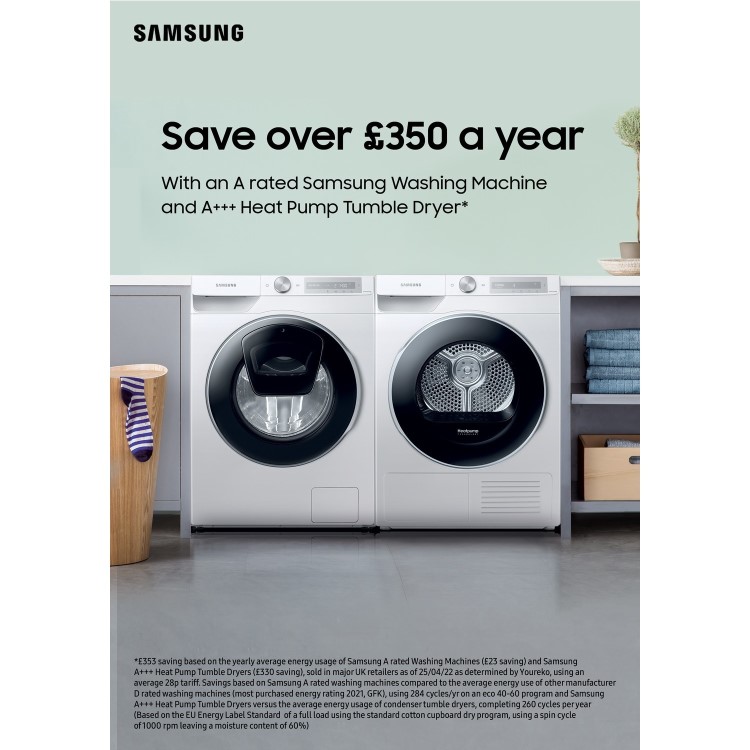 Samsung Series 6+ 11kg 1400rpm Washing Machine - Black