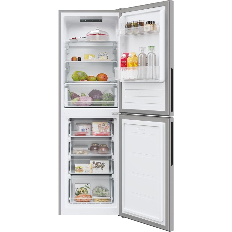Hoover 252 Litre 50/50 Freestanding Fridge Freezer - Silver