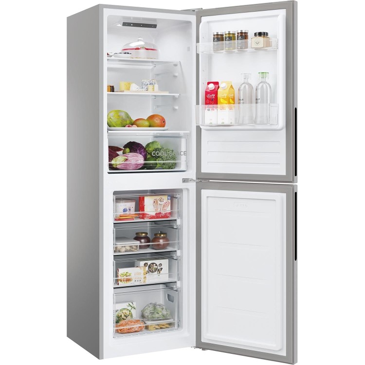 Hoover 252 Litre 50/50 Freestanding Fridge Freezer - Silver