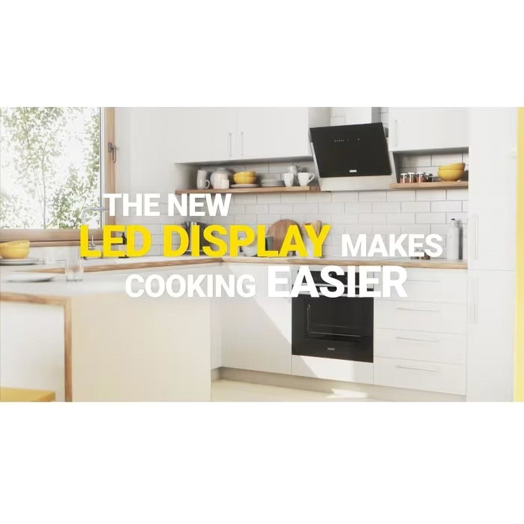 Refurbished Zanussi Series 60 ZOPNA7KN 6cm Single Built In Electric Oven Black