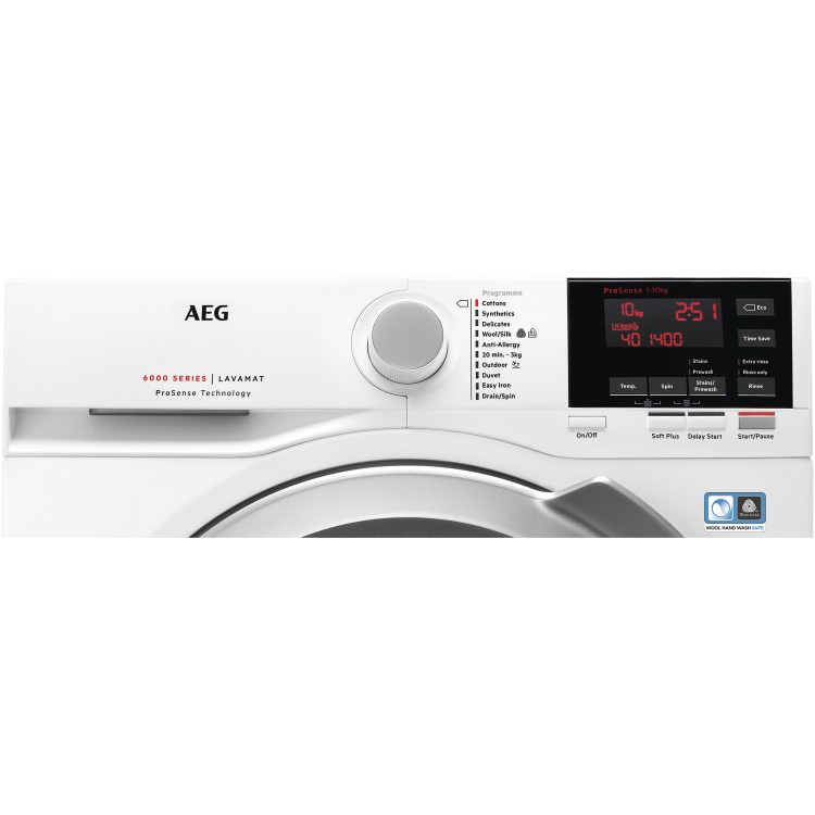GRADE A3 - AEG L6FBG142R 6000 Series 10kg 1400rpm Freestanding Washing Machine-White