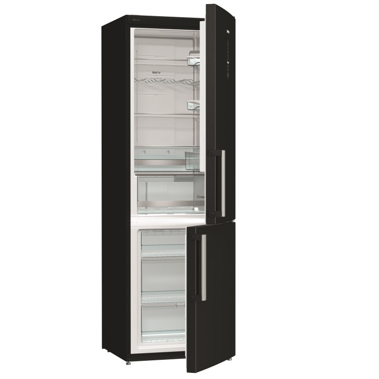 Gorenje NRK6192MBKUK Colour edition Frost Free Freestanding Fridge Freezer - 222L - 85L - 185cm - Bl
