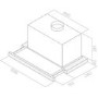 Elica ELITE26-60 60cm Slideaway Cooker Hood Stainless Steel