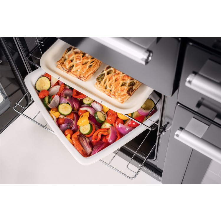 Rangemaster Nexus SE 110cm Dual Fuel Range Cooker - Stainless Steel & Chrome