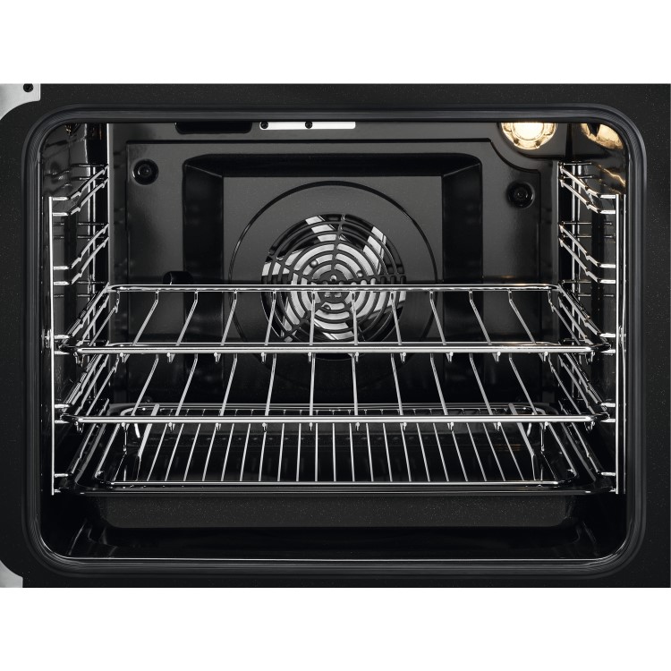 Zanussi 60cm Double Oven Electric Cooker with Induction Hob - Black
