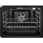 Zanussi 60cm Double Oven Electric Cooker with Induction Hob - Black