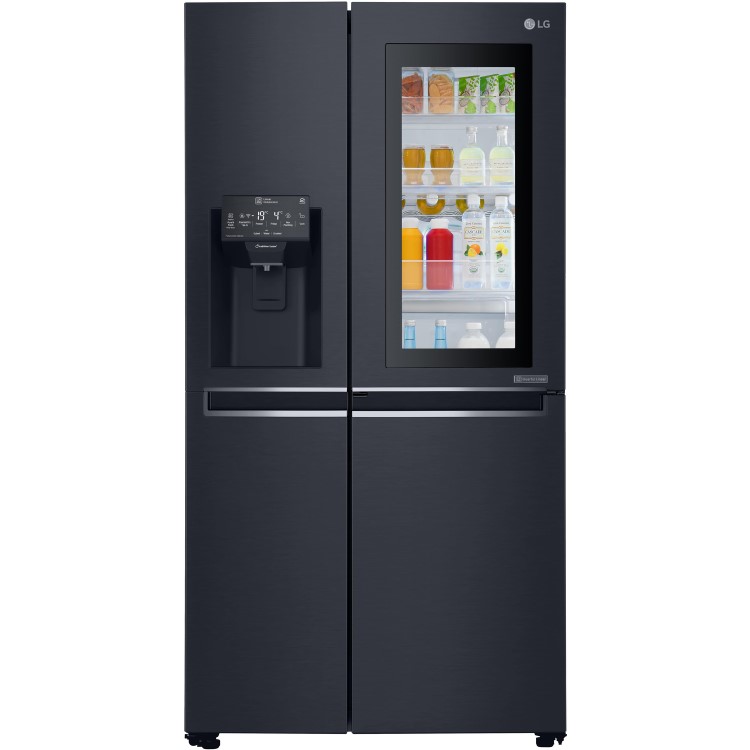 LG GSX961MCVZ InstaView Door-in-door Multi-door American Fridge Freezer With Ice & Water Dispenser -