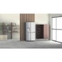 GRADE A1 - Hotpoint HQ9IMO1L Four Door American Fridge Freezer WIth Water Dispenser - Stainless Steel Look