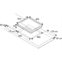 Bertazzoni Professional 60cm 4 Burner Gas Hob - Stainless Steel
