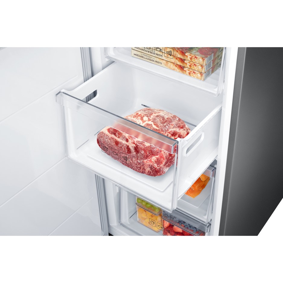 Samsung RZ32A74A501 Bespoke Upright Total No Frost Freestanding Freezer Cotta White