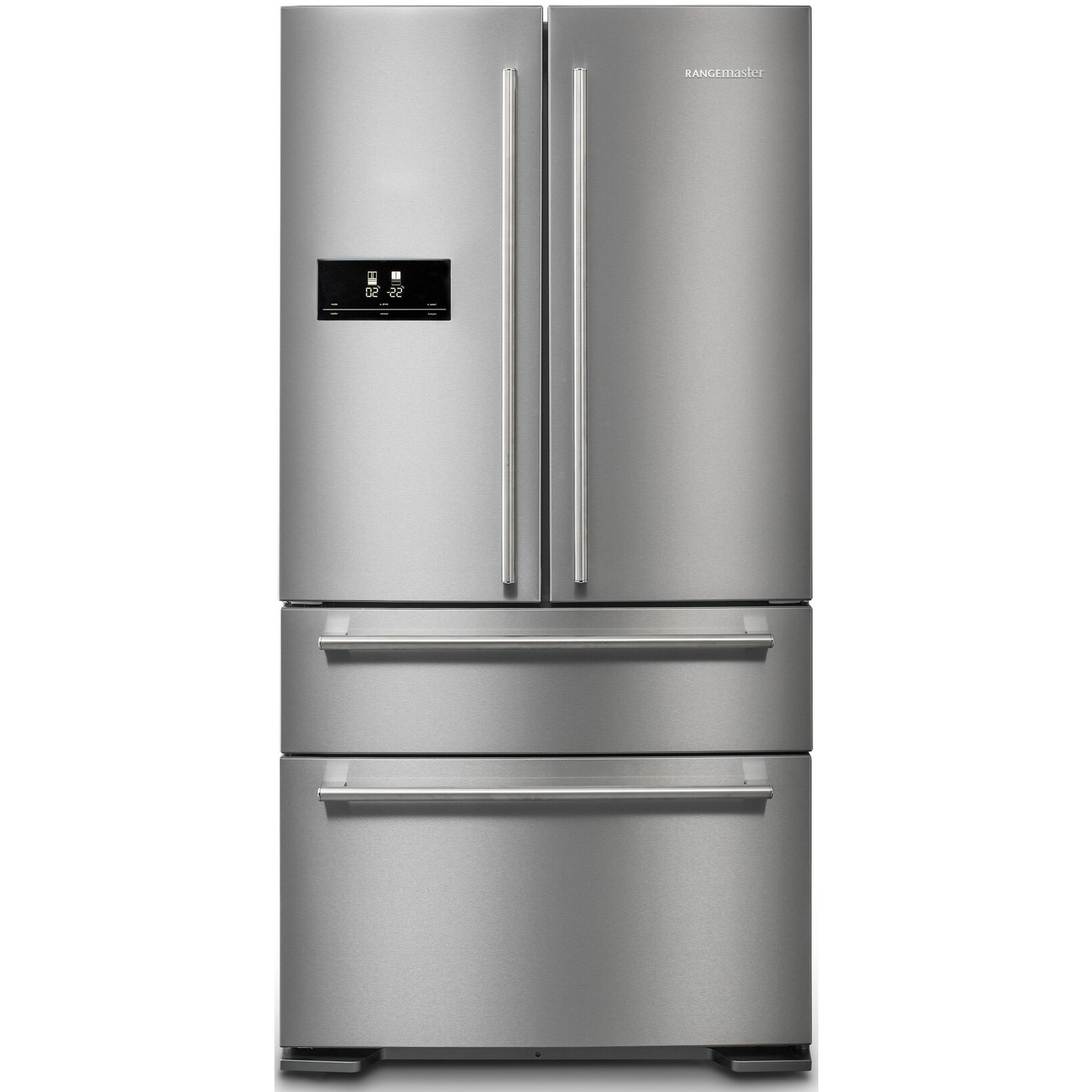 Rangemaster 608 Litre American Fridge Freezer - Stainless Steel