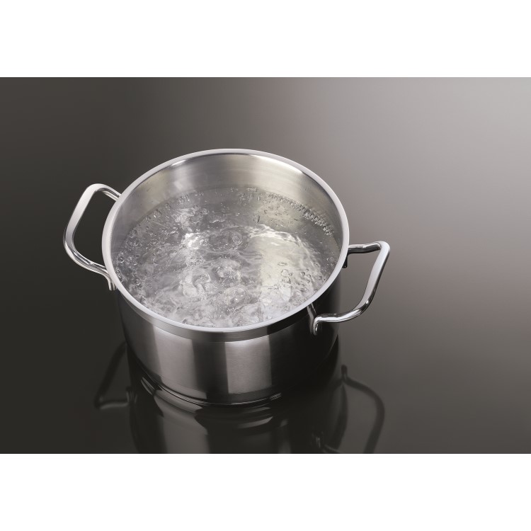 Refurbished AEG HKL85410FB 80cm 4 Zone Induction Hob Black With 2 MaxiSense Zones