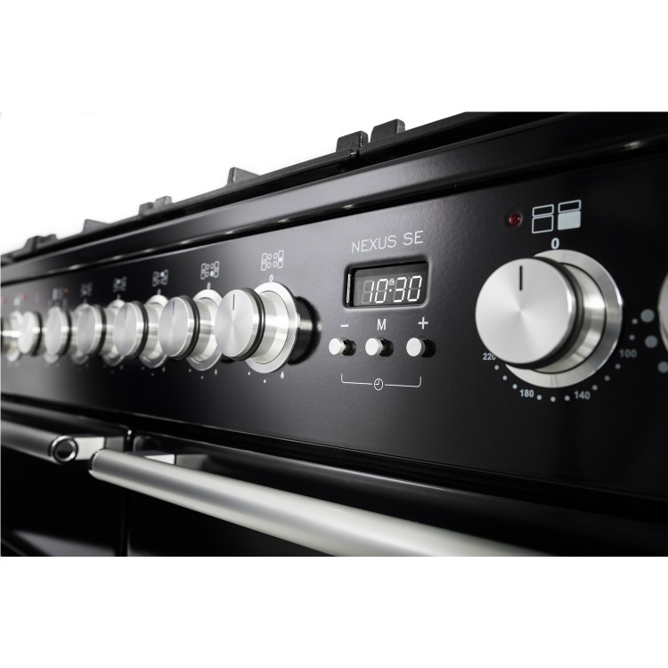 Rangemaster Nexus SE 110cm Dual Fuel Range Cooker - Stainless Steel & Chrome