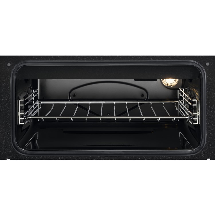 Zanussi 60cm Double Oven Electric Cooker with Induction Hob - Black