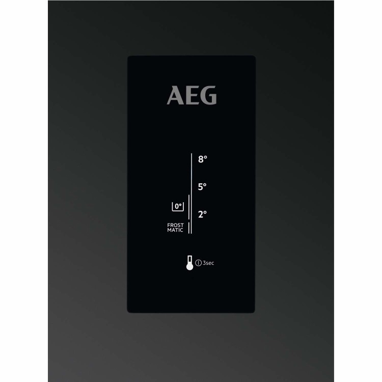 AEG RCB53724VX Frost Free Freestanding Fridge Freezer - Silver + Antifingerprint Stainless Steel Doors