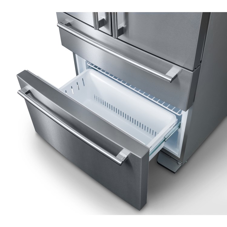 Rangemaster 608 Litre French Style American Fridge Freezer With RangeFresh  - Stainless Steel 