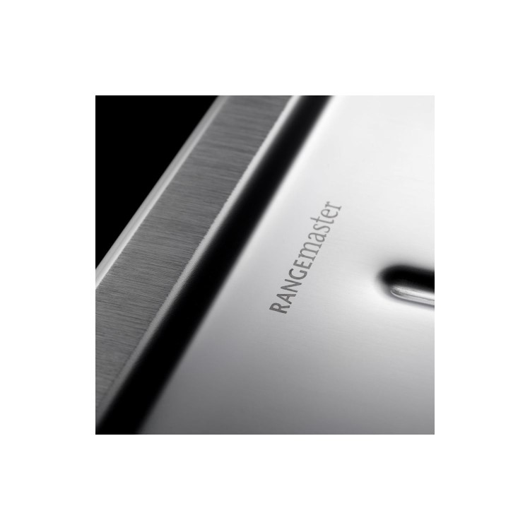 1.5 Bowl Chrome Stainless Steel Kitchen Sink with Reversible Drainer - Rangemaster Houston