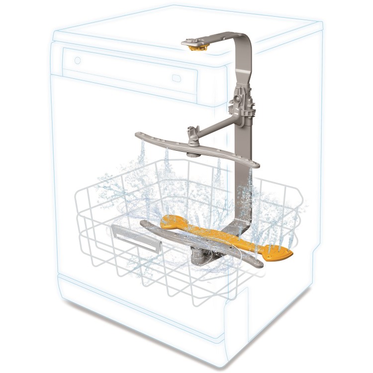 Hotpoint HFO3T222WGXUK 14 Place 3DWashZone A++ Freestanding Dishwasher - Stainless Steel