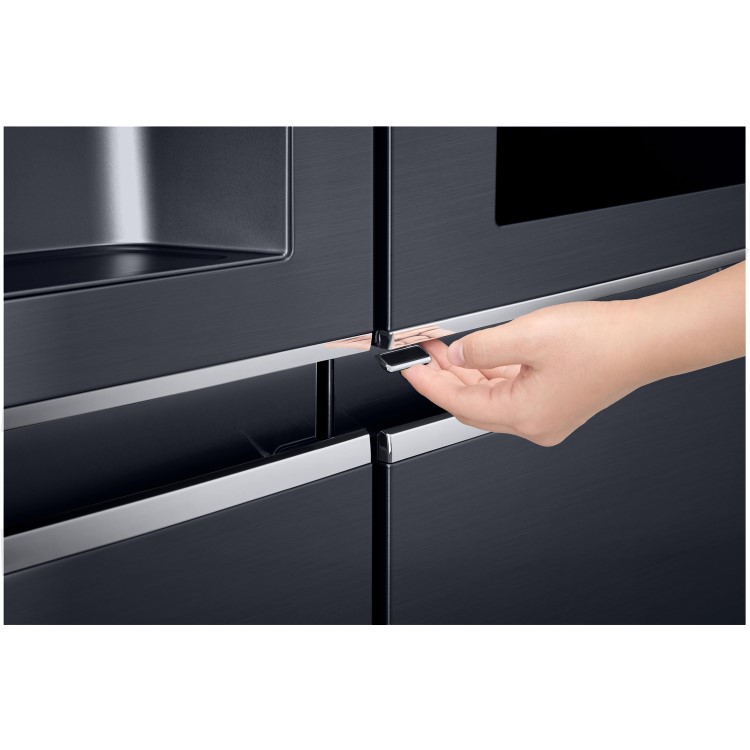 LG GSX961MCVZ InstaView Door-in-door Multi-door American Fridge Freezer With Ice & Water Dispenser -