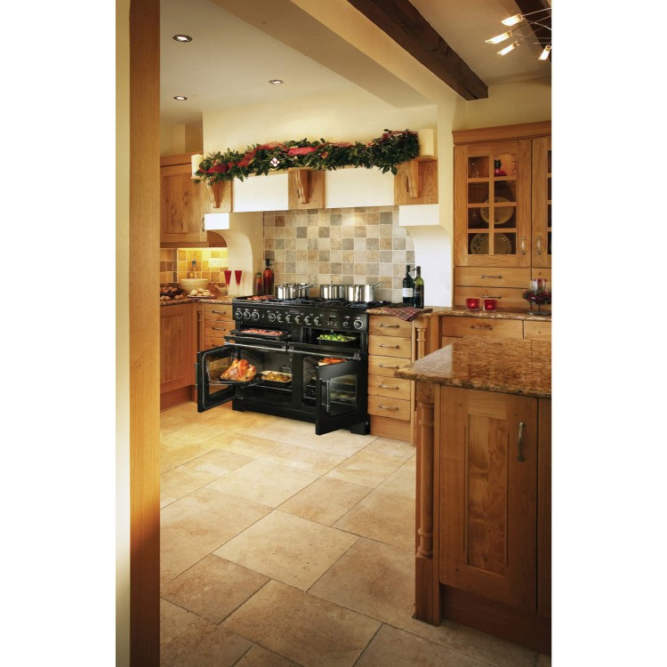 Rangemaster 97420 Excel 110cm Electric Range Cooker With Induction Hob - Stainless Steel