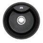 Astracast VX10RQHOMESK Vortex Single Round Bowl ROK Metallic Composite Sink in Chocolate
