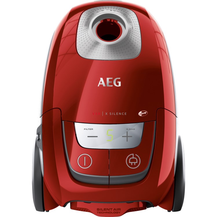 AEG VX8-4-CR-A VX8 Animal Bagged Cylinder Vacuum Cleaner With Anti-odour Dustbag - Chilli Red