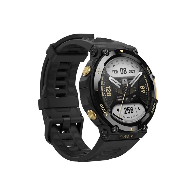 Amazfit T-Rex 2 Smart Watch - Astro Black & Gold
