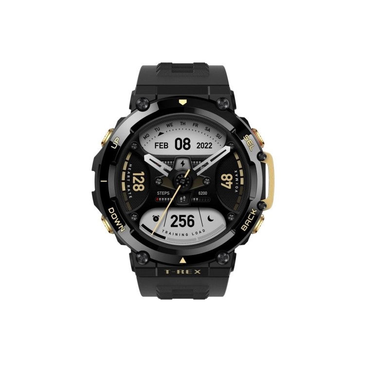 Amazfit T-Rex 2 Smart Watch - Astro Black & Gold