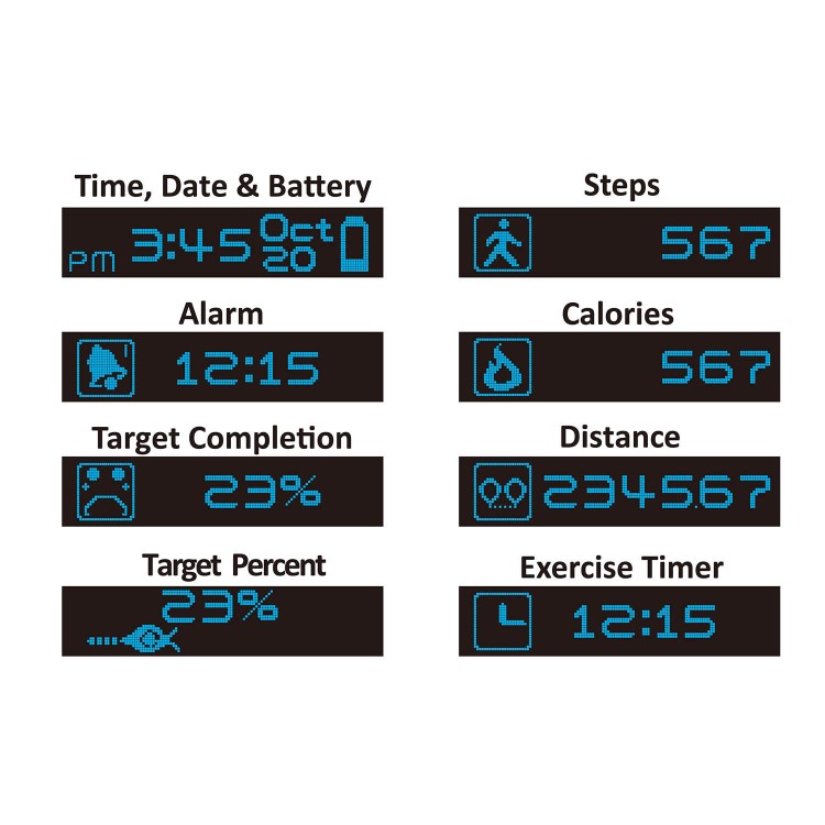 Bluetooth Health Wrist band  - Fitness and Sleep Tracker