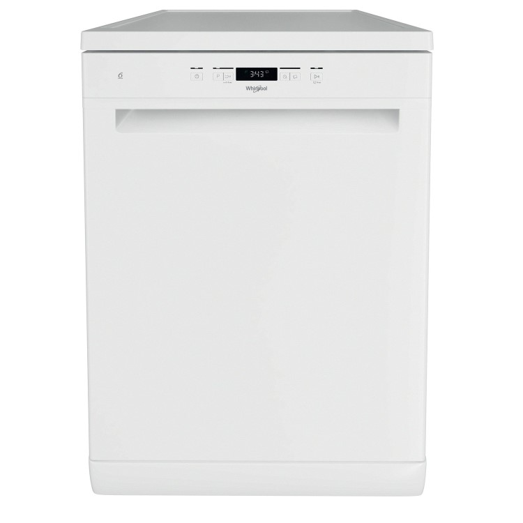 Refurbished Whirlpool 6th Sense W2FHD626UK 14 Place Freestanding Dishwasher White