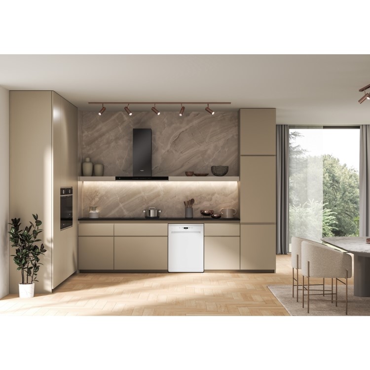 Refurbished Whirlpool 6th Sense W2FHD626UK 14 Place Freestanding Dishwasher White