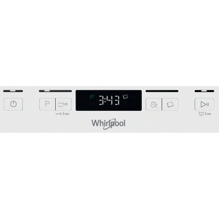 Refurbished Whirlpool 6th Sense W2FHD626UK 14 Place Freestanding Dishwasher White