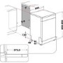 Refurbished Whirlpool 6th Sense W2FHD626UK 14 Place Freestanding Dishwasher White