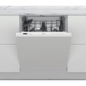 W2IHD526UK Whirlpool 6th Sense Integrated Dishwasher - White control panel