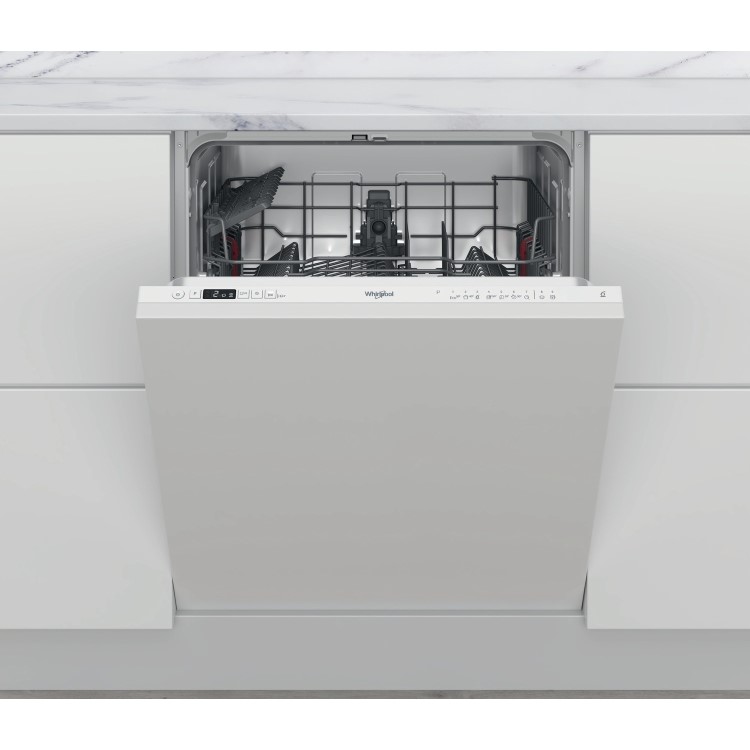 Whirlpool 6th Sense Integrated Dishwasher - White control panel