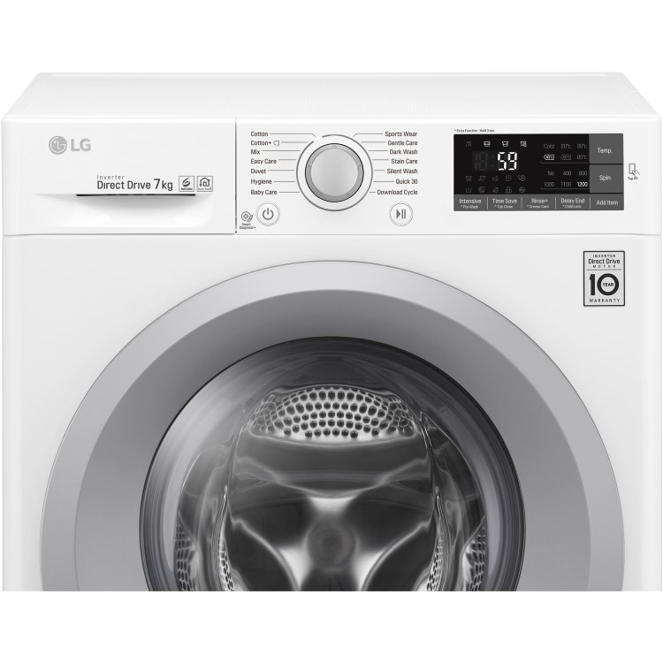 LG W3J5QN4WW 7kg 1200rpm Freestanding Washing Machine - White