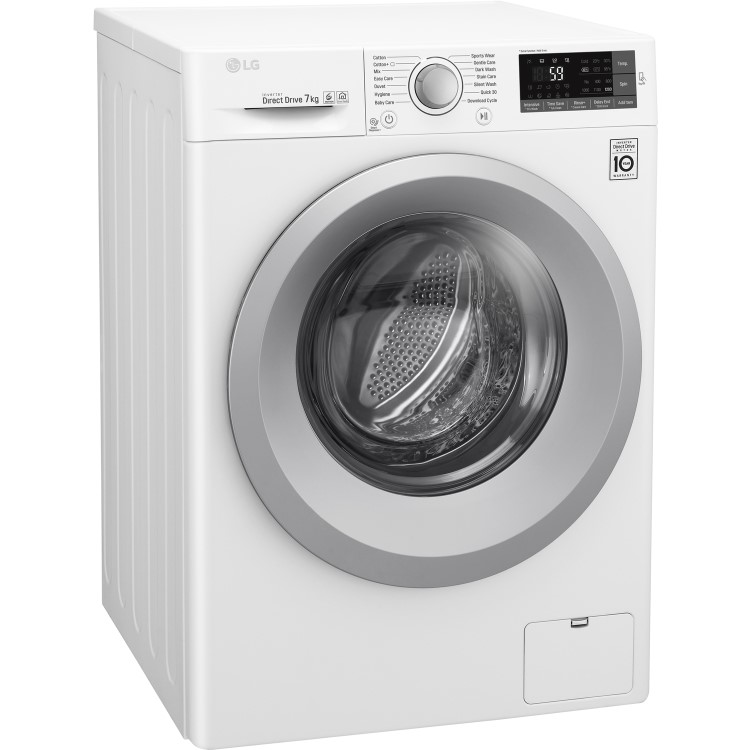 LG W3J5QN4WW 7kg 1200rpm Freestanding Washing Machine - White