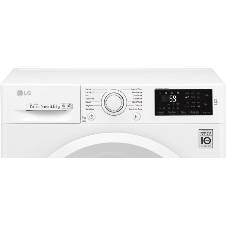 LG W3J5WN3W 6.5kg 1200rpm Freestanding Washing Machine - White